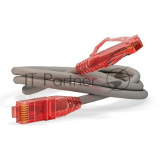 Патч-корд Hyperline U/­UTP, Cat.5e, LSZH, 2 м, серый