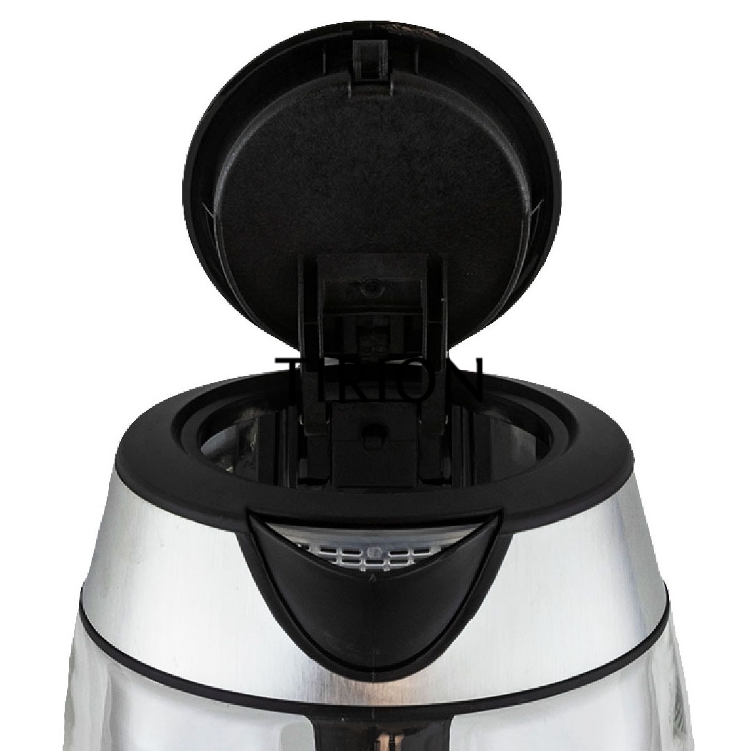Чайник электрический JVC JK-KE1825 1,7 л, 2200 Вт, черный с серебристым