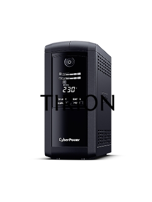 Источник бесперебойного питания UPS CyberPower VP700EILCD Line-Interactive 700VA/390W USB/RS-232/RJ11/45  (6 IEC С13)
