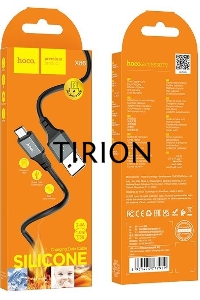 Кабель Hoco X86 Micro Spear USB (m)-micro USB (m) 1м черный коробка