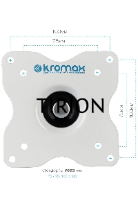 Кронштейн для телевизора Kromax DIX-15 белый 15