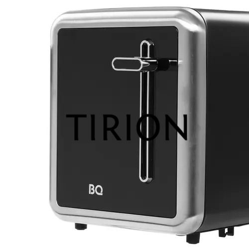 Тостер BQ T4002, 850 Вт, 7 степеней поджаривания, стальной/черный