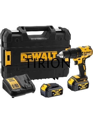 Дрель-шуруповерт DeWalt DCD778M2T-QW, Аккумуляторная, 18В, 2 АКБ, Кейс