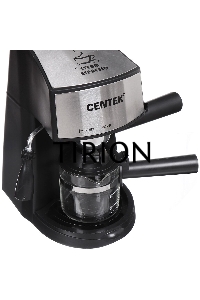 Кофеварка рожковая Centek CT-1160 черный, исп кофе - молотый, 0.24 л, 800 Вт, 3.5 Бар