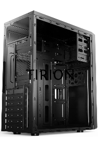 Компьютерный корпус ATX Miditower CBR PCC-ATX-E180-USB32-USB22-450W E180, c БП ATX450-12EC (450W/120mm), 2*USB 3.0, 2*USB 2.0, HD Audio+Mic, Black