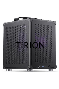 Корпус JONSBO Computer Case C6Handle black hang-in version черный, Mini-Tower, материнская плата mATX, без БП, прозрачная боковая панель