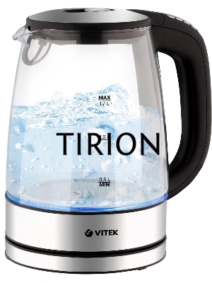 Чайник электрический Vitek VT-8828 1.7л. 2200Вт серебристый корпус: стекло/металл