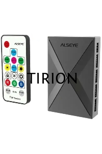 Вентилятор для корпуса Alseye CRLS-300DS черный, 120 мм, 1800 об/мин, 18.5 дБ, 4 pin