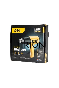 Фен технический Deli DL391202 (2000Вт, рабочая температура 100...650 град.)