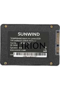 Накопитель SSD SunWind ST3 SWSSD256GS2T, 256Gb, SATA III, 2.5