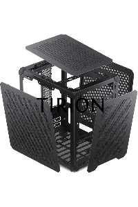 Корпус JONSBO Computer Case C6Handle black hang-in version черный, Mini-Tower, материнская плата mATX, без БП, прозрачная боковая панель