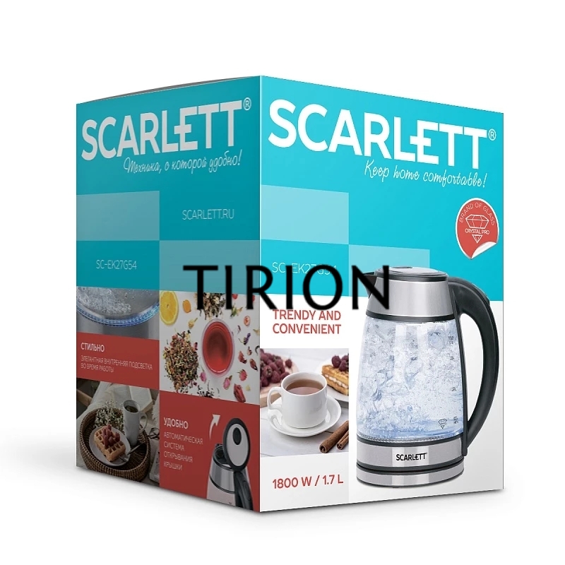 Чайник Scarlett SC-EK27G54 SILVER