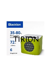 Сушилка для овощей и фруктов Blackton Bt FD1113 зеленый-белый, Мощность 400 Вт, Регулировка температуры 35-80 °С, Таймер 1-72 часа