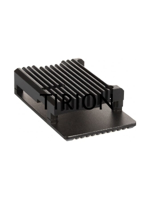 Компьютерный корпус Qumo Aluminum case without fan, Raspberry Pi 4, black(RS006)