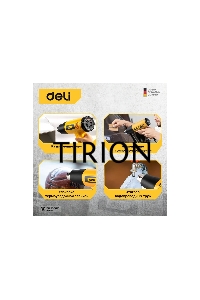 Фен технический Deli DL391202 (2000Вт, рабочая температура 100...650 град.)