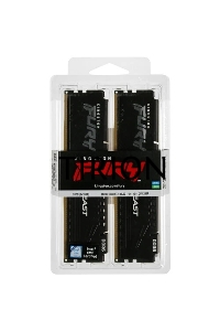 Оперативная память Kingston Fury Beast, DDR5, 32GB (2x16GB), 5600MHz, CL40, с радиаторами, черный
