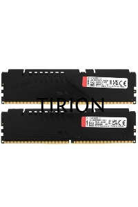 Оперативная память Kingston Fury Beast, DDR5, 32GB (2x16GB), 5600MHz, CL40, с радиаторами, черный