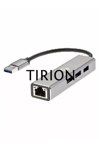 Переходник USB 3.0 -->RJ-45 1000Mbps+3 USB3.0, Aluminum Shell, 0.2м VCOM <DH312A>