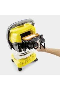 Строительный пылесос Karcher WD 6 P S V-30/8/35/T (YSY) желтый, 300/1300 Вт, уборка сухая/сбор воды, пылесборник мешок/контейнер, 30 л