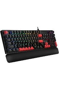Клавиатура A4Tech Bloody S515R механическая черный USB for gamer LED (подставка для запястий) (S515R FIRE BLACK)