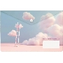 Конверт на кнопке Silwerhof CLOUD A5 непрозрачный пластик 0.25мм