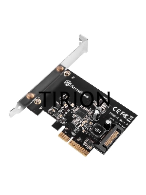 Контроллер Silverstone G56ECU02E000010 PCI Express card with USB 3.2 Gen 2 internal 20 pin Key-A connector