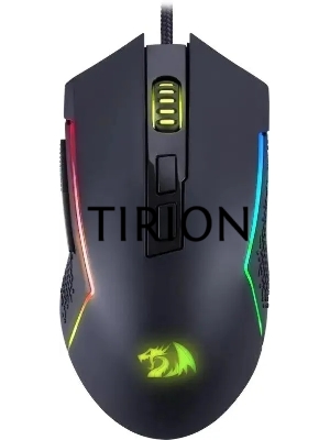 Мышь проводная Redragon Trident Lite черный, 8000 dpi, USB, кнопки - 7