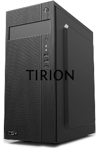 Компьютерный корпус CBR PCC-ATX-E185-WPSU ATX Miditower E185, без БП, 2*USB 2.0, HD Audio+Mic, Black