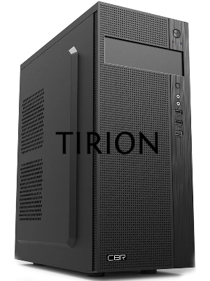 Компьютерный корпус CBR PCC-ATX-E185-WPSU ATX Miditower E185, без БП, 2*USB 2.0, HD Audio+Mic, Black