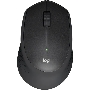 Мышь беспроводная Logitech M331 Silent Plus черный, 1000 dpi, радиоканал, USB, кнопки - 3