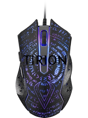 Мышь проводная Qumo Valhalla M35 черный, 3200 dpi, USB, кнопки - 6