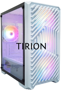 Компьютерный корпус 1STPLAYER TRILOBITE T5 White / mATX, TG / 4x120mm LED fans inc. / T5-WH-4F1-W