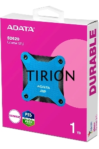 Внешний накопитель SSD 1TB A-DATA SD620, External, USB 3.2, [R/W -550/500 MB/s] синий
