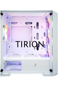 Компьютерный корпус 1STPLAYER TRILOBITE T5 White / mATX, TG / 4x120mm LED fans inc. / T5-WH-4F1-W