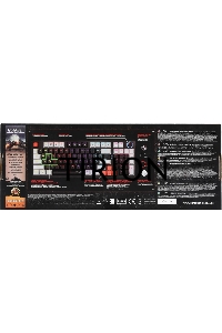 Клавиатура Defender Hawk GK-418  проводная, USB, черный/белый