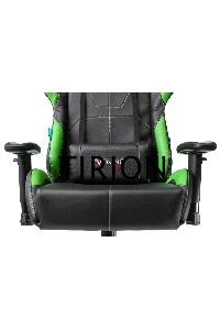 Кресло игровое Бюрократ VIKING 5 AERO LGREEN черный/салатовый искусственная кожа
