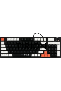 Клавиатура Defender Hawk GK-418  проводная, USB, черный/белый