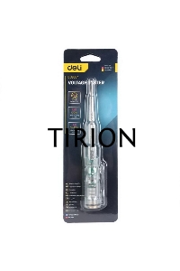 Индикаторная отвертка-тестер напряжения светодиодная Deli DL8004 12-250 В