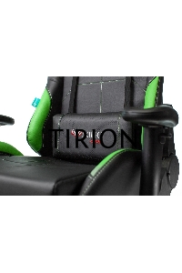 Кресло игровое Бюрократ VIKING 5 AERO LGREEN черный/салатовый искусственная кожа
