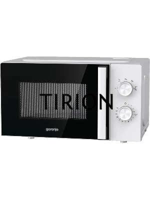 Микроволновая печь Gorenje MO20E1WH белый, 20 л, 800 Вт, переключатели - поворотный механизм