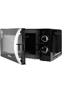 Микроволновая печь Kraft KF20MW7B-203M черный, 20 л, 700 Вт, переключатели - поворотный механизм