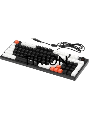 Клавиатура Defender Hawk GK-418  проводная, USB, черный/белый