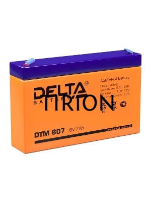 Батарея Delta DTM 607 (6V, 7Ah)
