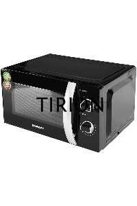 Микроволновая печь Kraft KF20MW7B-203M черный, 20 л, 700 Вт, переключатели - поворотный механизм