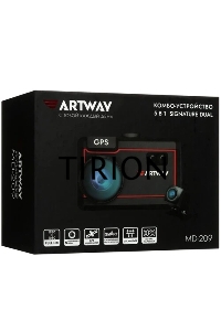 Видеорегистратор с радар-детектором Artway Combo MD-209 GPS черный
