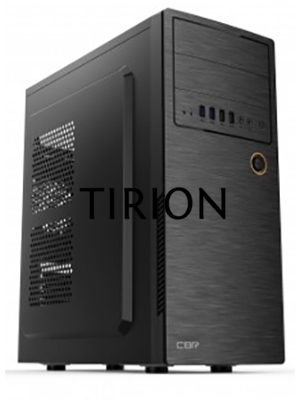 Компьютерный корпус ATX Miditower CBR PCC-ATX-E180-USB22-450W E180, c БП ATX450-12EC (450W/120mm), 2*USB 2.0, HD Audio+Mic, Black