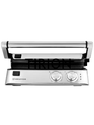 Электрический гриль-пресс BRAYER BR2007, 2000 Вт, съём.пласт 29*23 см, рег.расст,макс.темпер 240 С