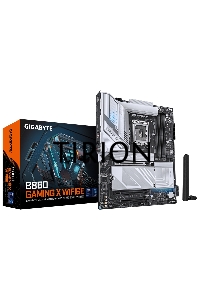 Материнская плата Gigabyte B860 GAMING X WIFI6E, LGA 1851, Intel B860, 4xDDR5, 4xSATA, 3xM.2, 1xPCIe 5.0 x16, 1xPCIe 4.0 x16, 2xUSB 3.2 Gen 1, 1xUSB 3.2 Gen 2, 1xUSB 4.0 Type-C, 1x 2.5Gb LAN, 3x3.5 мм, 7.1, ATX