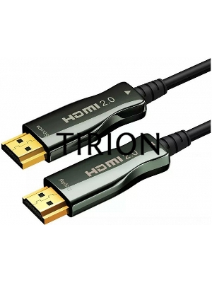 Кабель HDMI AOC-HM-HM-30M Wize, оптический, 30 м, 4K/60HZ, v.2.0, ARC, 19M/19M, черный, коробка