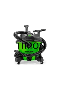 Строительный пылесос GreenWorks G120WDV (4701207) зеленый, 1300 Вт, уборка сухая/влажная, пылесборник контейнер, 34 л
